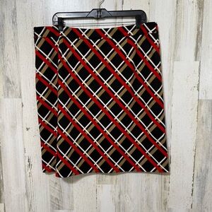 Jones New York Black and White Pencil Skirt for Work